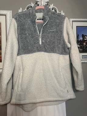 Magellan Outdoors Women's Campfire Fuzzy 1/4 Zip Sherpa Fleece Pullover